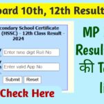 MP Board 10th, 12th Result