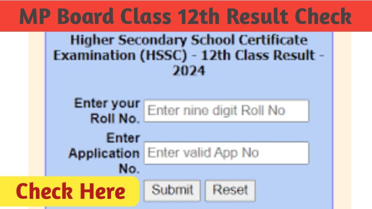 Check Mp Sign MP Board Class 12th result check online mpresult website not showing ...