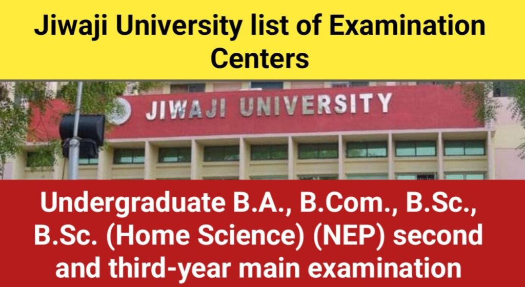 JIWAJI UNIVERSITY GWALIOR