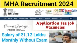 MHA Recruitment 2024