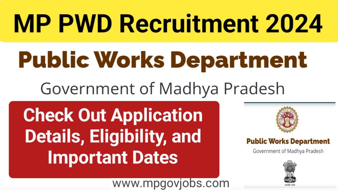 MP PWD Recruitment 2024 Application Details, Eligibility, and Important