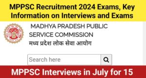 MPPSC Recruitment 2024