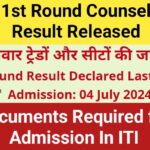 MP ITI 1st Round Merit list