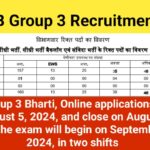 MP Group 3 Recruitment