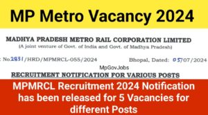 MP Metro Recruitment