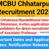 MCBU Chhatarpur Recruitment 2025