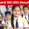 MP Board 5th 8th Result 2025